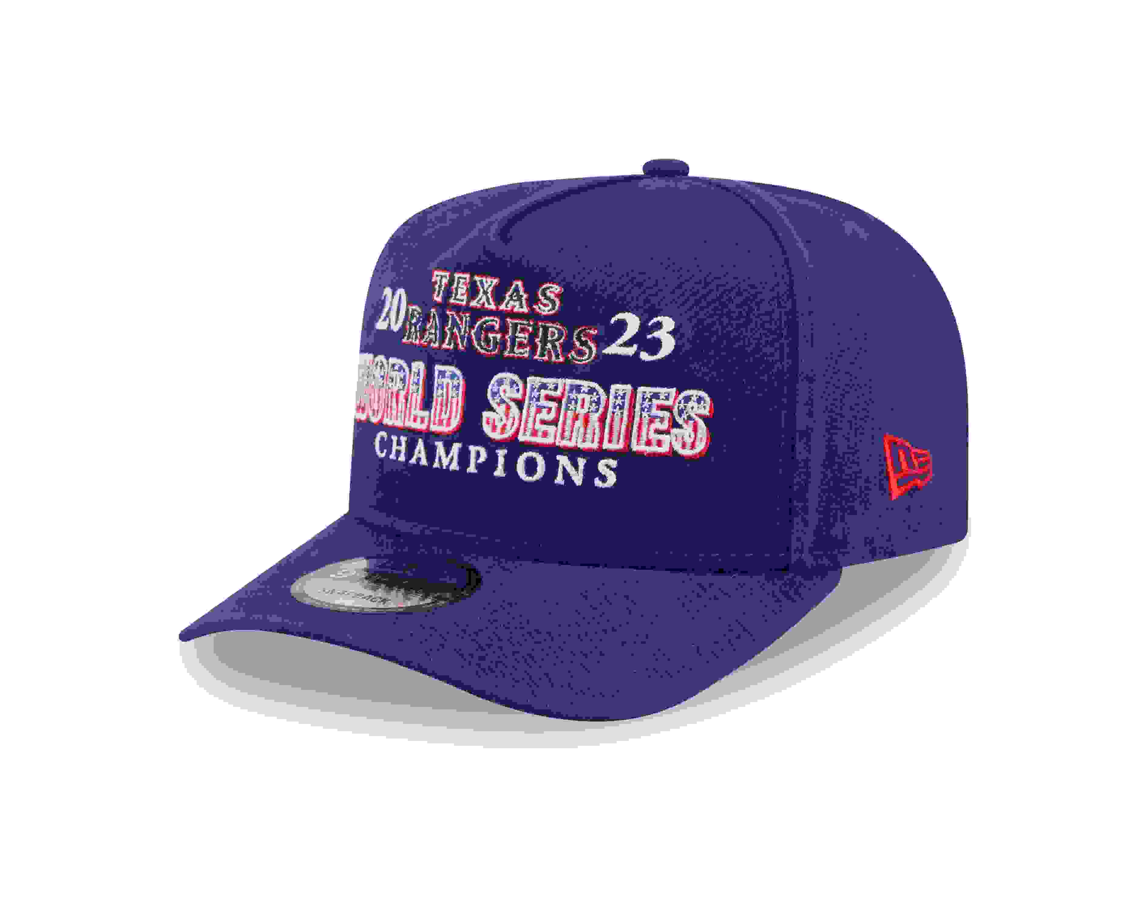New Era Texas Rangers 9FIFTY A-Frame Navy Historic Snapback Hat